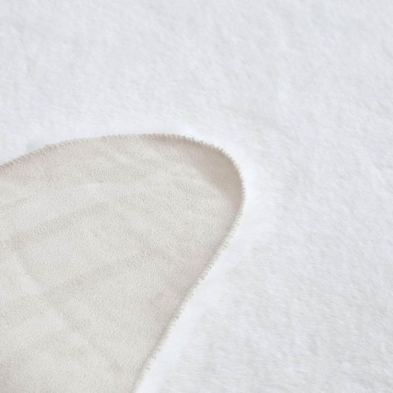 Коврик Плюшевый (белый) 80х120