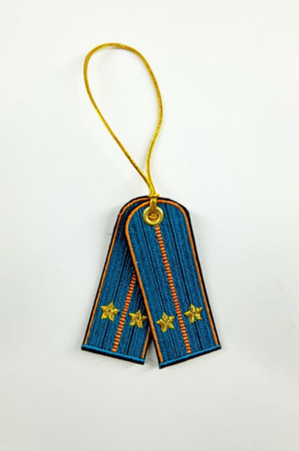 Брелок-погончик вышитый МЧС лейтенант