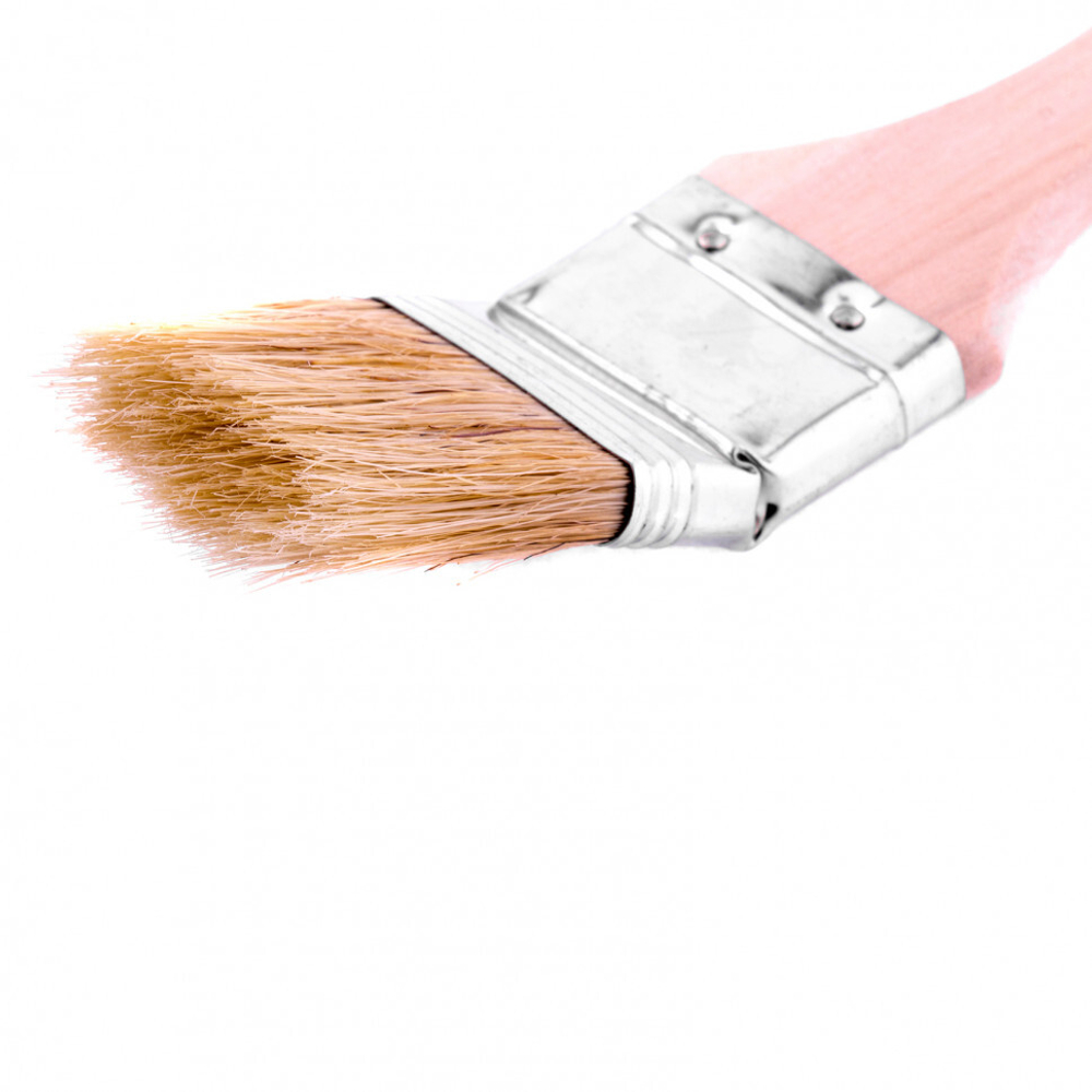 Кисть радиаторная 1.5", натуральная щетина, деревянная ручка MTX