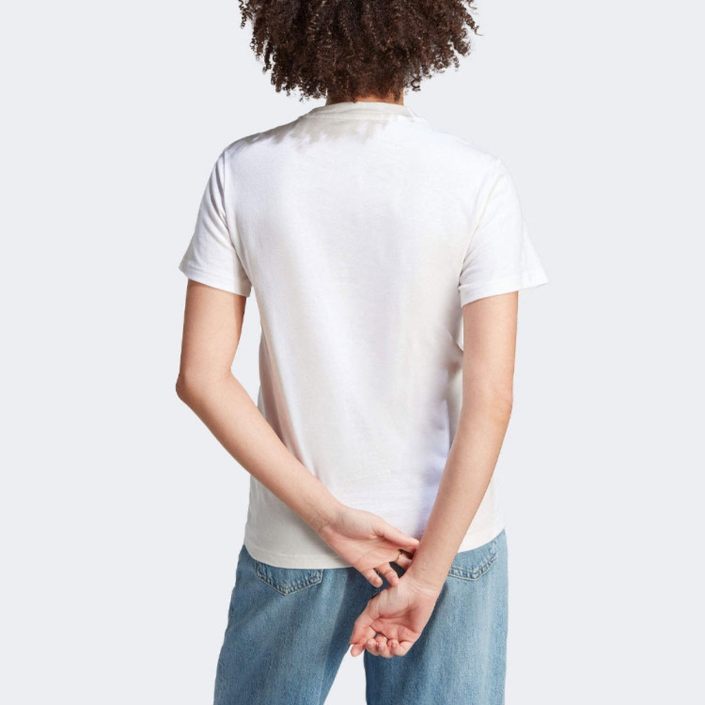 Футболка Adidas Doodie Logo женская, бел.