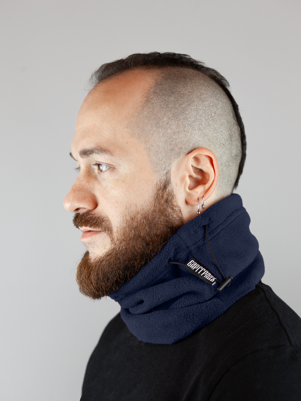 Бафф синий флис