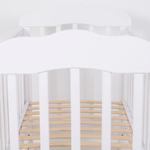 Кроватка детская Топотушки Мария 6 маятник, белая