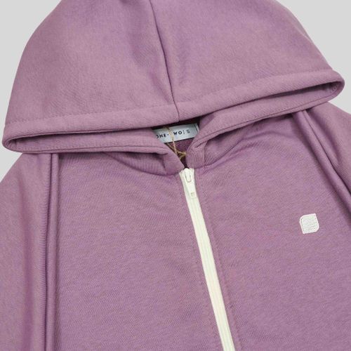 Худи One Two Zip-Up Hoodie Logo Very Grape фиолетовый