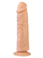 Реалистичный фаллос с вибрацией и проводным пультом №18 - 18,5 см.