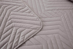 Покрывало 230х250 и 2 наволочки 50х70 Sofi De MarkO Мориц серое