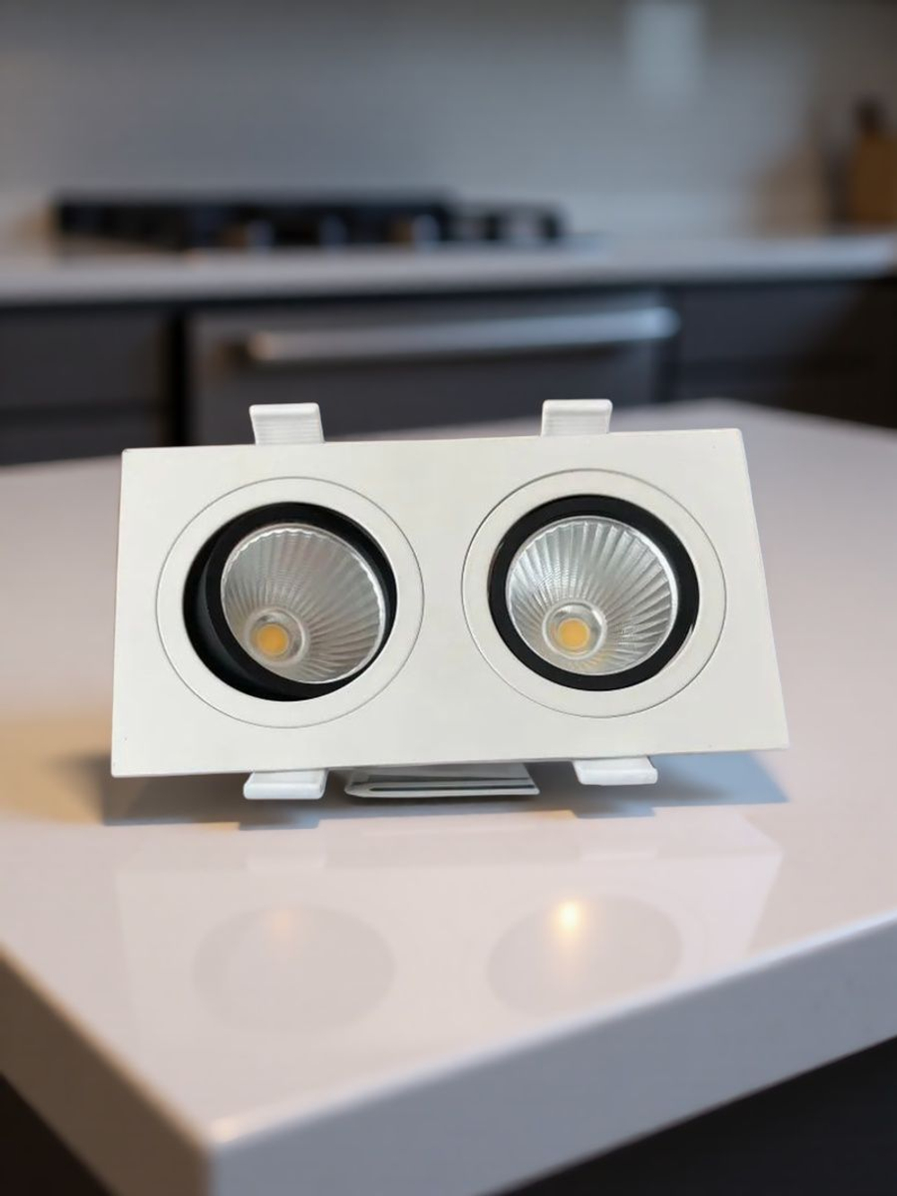 Светильник светодиодный встраиваемый NEPHELLINE LED NL-2 2х5W (10W) 3000К тёплый белый, 2 года гарантии