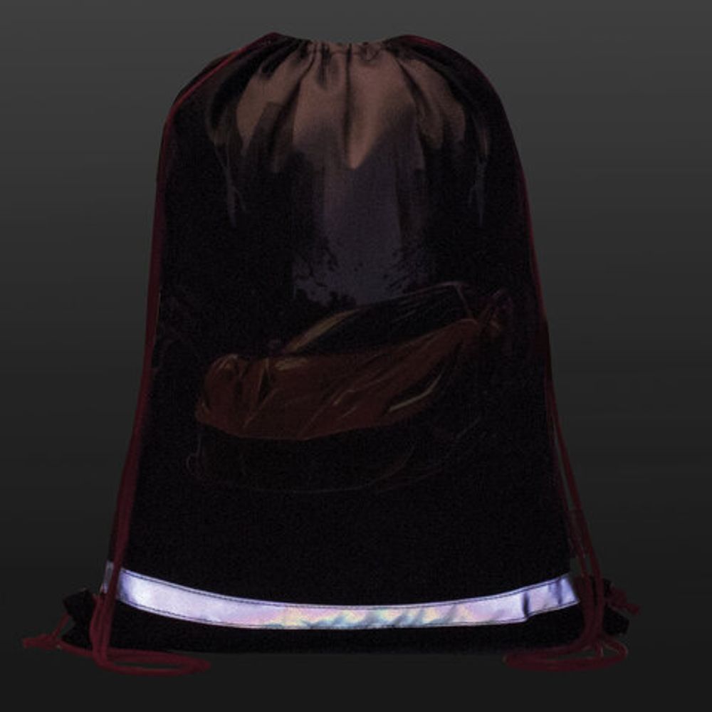 Мешок для обуви BRAUBERG KIDS, с петлей, светоотражающая полоса, 46х36 см, Red car, 272392