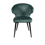 Стул Richard ромб, бархат зелёный 19