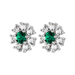 Серьги Dyrberg Kern AUDE SS EMERALD GREEN / CRYSTAL 430042