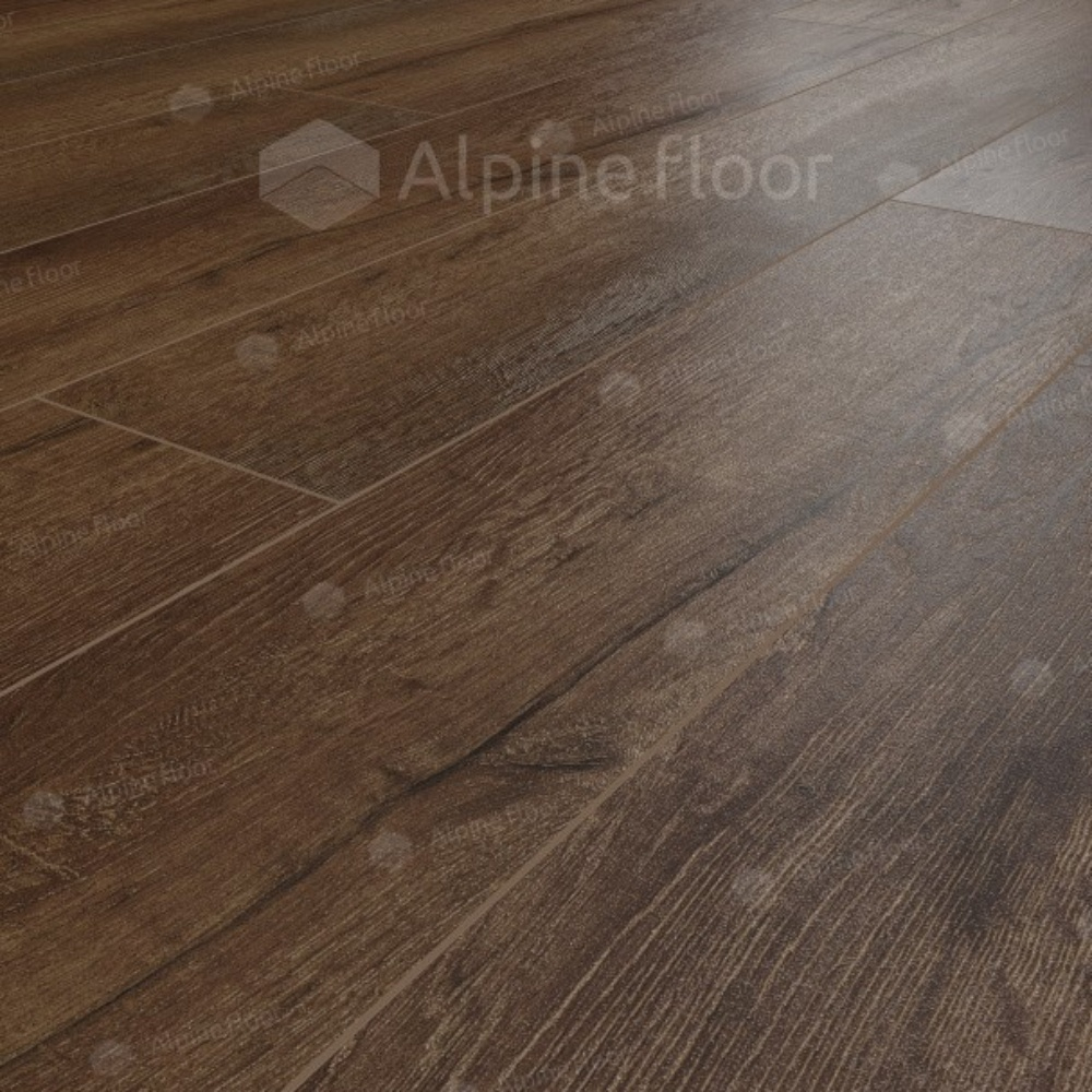 Кварцвиниловая плитка Alpine Floor Premium XL ECO 7-18 ABA Дуб шоколадный