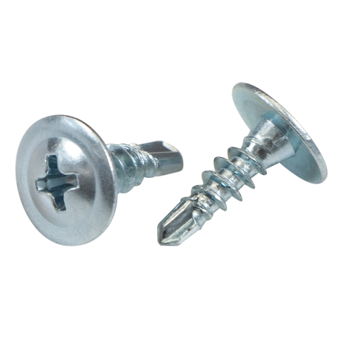 Саморез с пресс-шайбой 4,2*16 цинк (сверло)