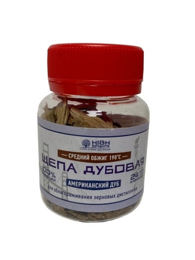 Щепа дубовая Американский Дуб (средний обжиг, баночка, 30гр)
