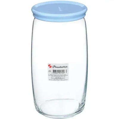 Банка CESNI 1500мл с голубой пласт.крышкой 89-262