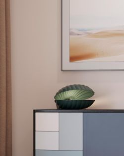 Лампа настольная Skall, зеленая