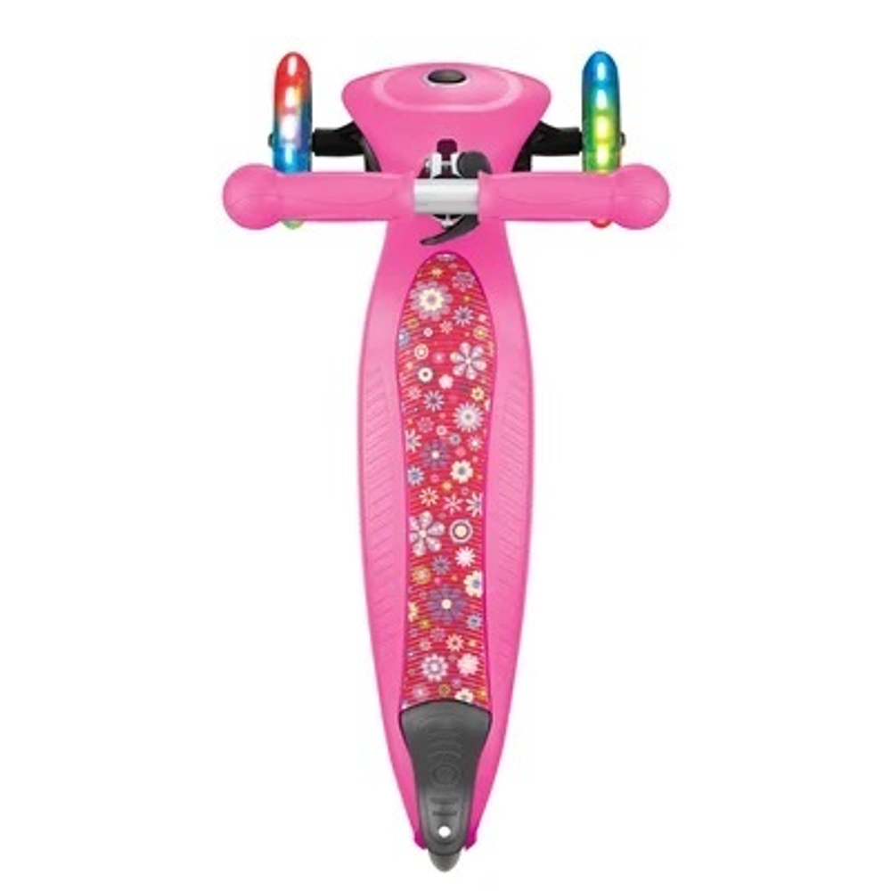 Самокат Globber Primo Foldable Fantasy Lights розовый