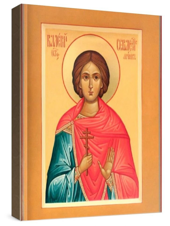 Валерий Севастийский (рукописная икона)