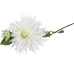 Цветок искусственный «Natur» 72см Георгин белый