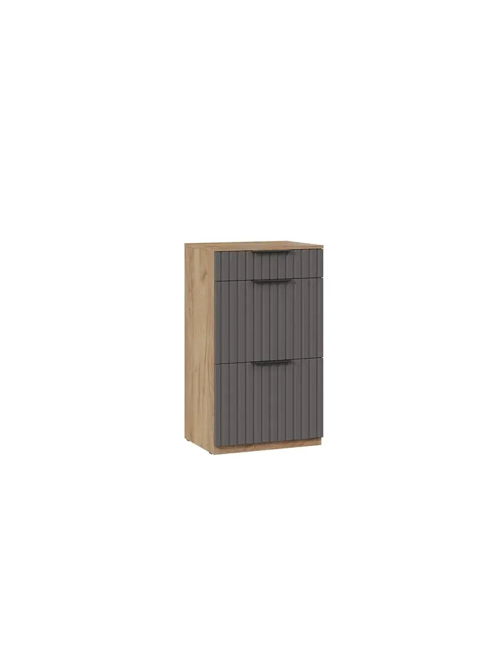 Прихожая с зеркалом Дуб Крафт золотой 165х43х226