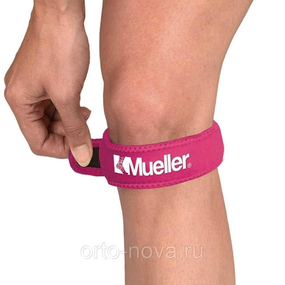 997 Фиксирующий ремень MUELLER 997 JUMPER’S KNEE STRAP красный