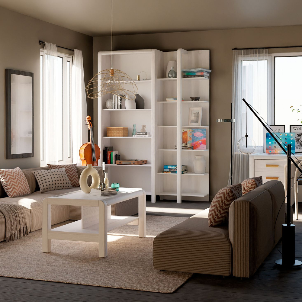 Стеллаж Мадейра из массива сосны