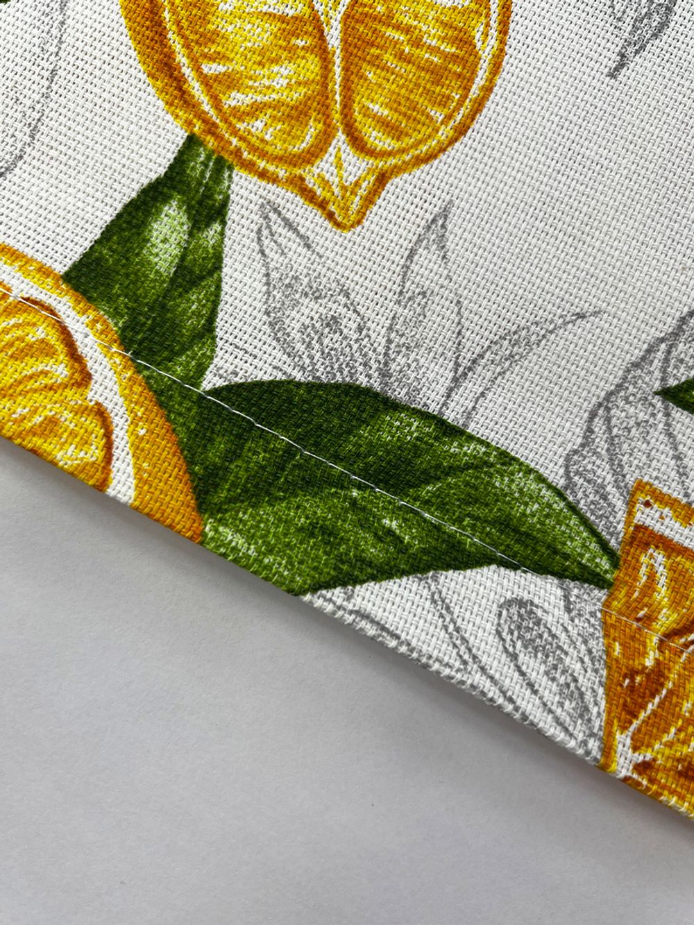 Штора из рогожки Сказка "Лимон" 145х180 см 1 шт