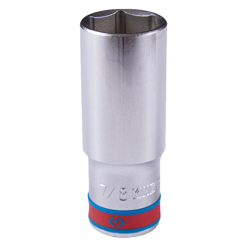KING TONY (423528S) Головка торцевая глубокая шестигранная 1/2", дюймовая 7/8"