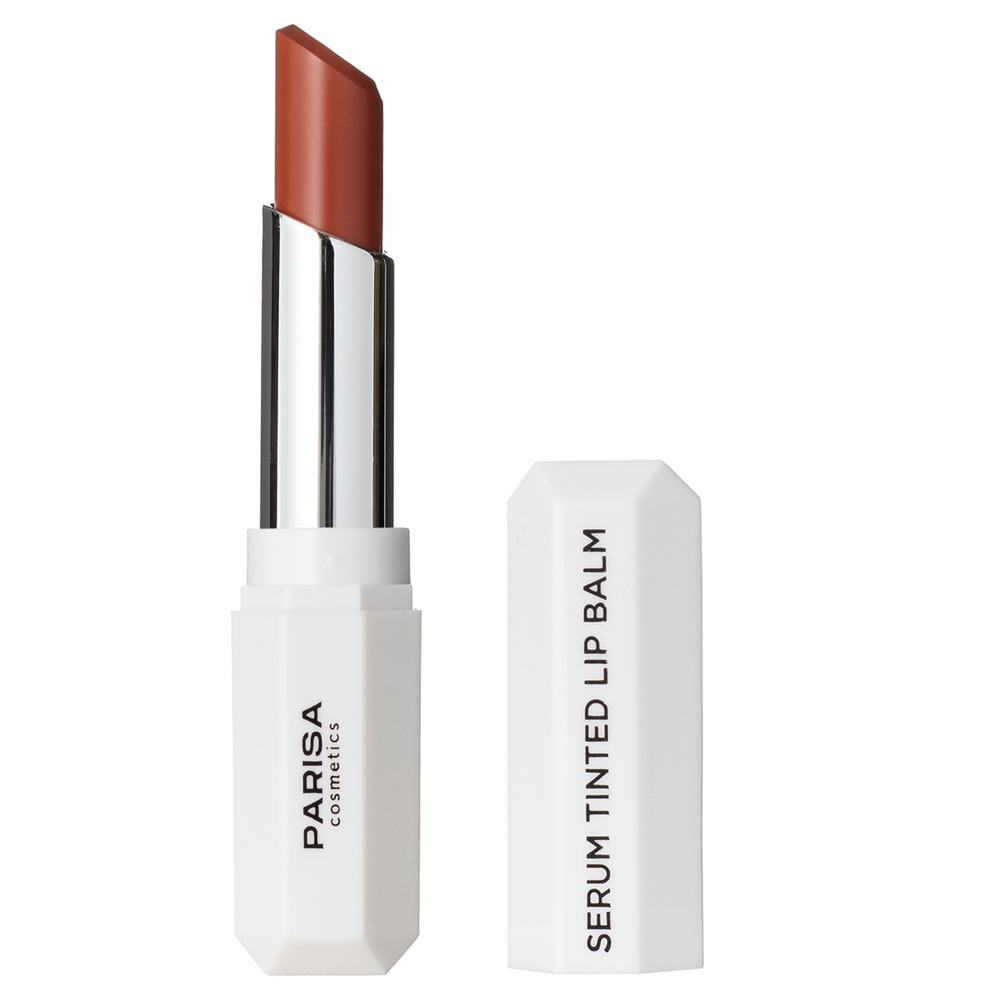 Parisa Бальзам для губ Serum Tinted Lip Balm, PLB-04, оттеночный, тон №04, Toast of New York, 3,2 гр