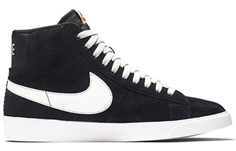Кроссовки Nike Blazer Black Suede (Женская размерная сетка)
