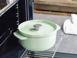KitchenAid Чугунный кастрюля 22 см 3,3 л фисташковый