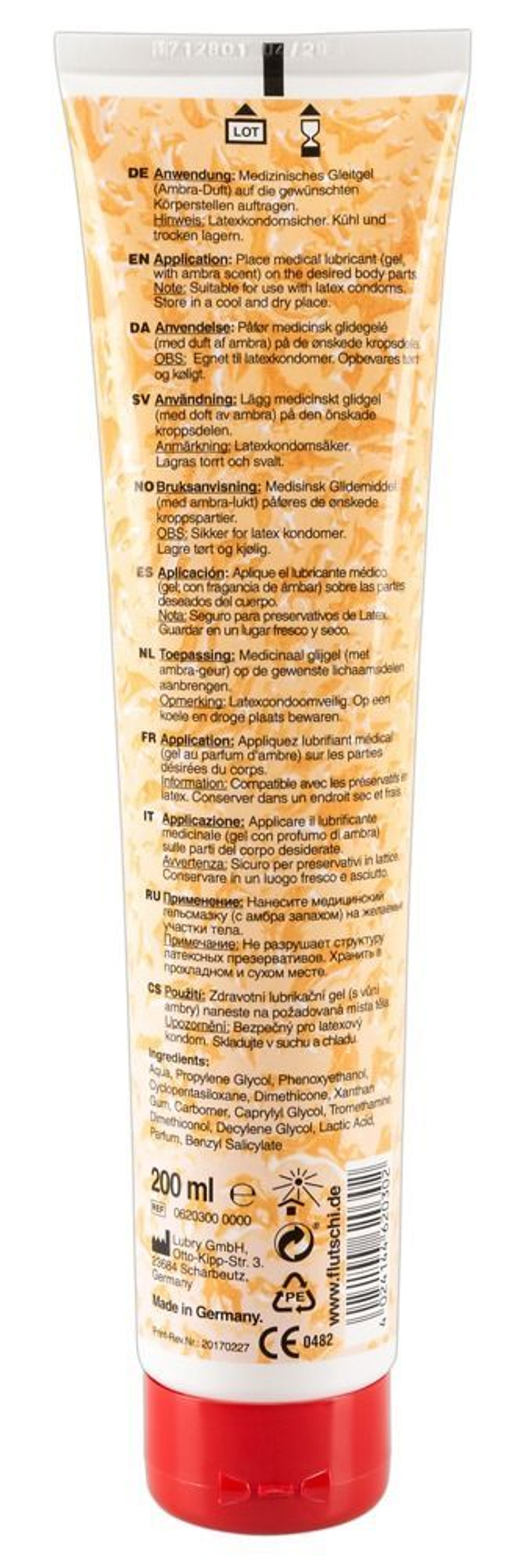 Orion Flutschi Original 200 мл – лубрикант водно‑силиконовый, долгое скольжение