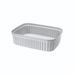 Лоток "velvet", 255х190х70 мм, 2,65л (светло-серый флэк)