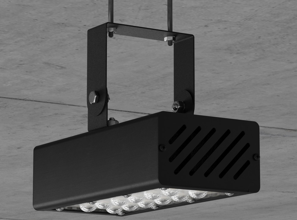 Светильник LED 25Вт 5000К 4050Лм IP67 Awax II U1 Lens D90 198х94х100мм DARKLUM