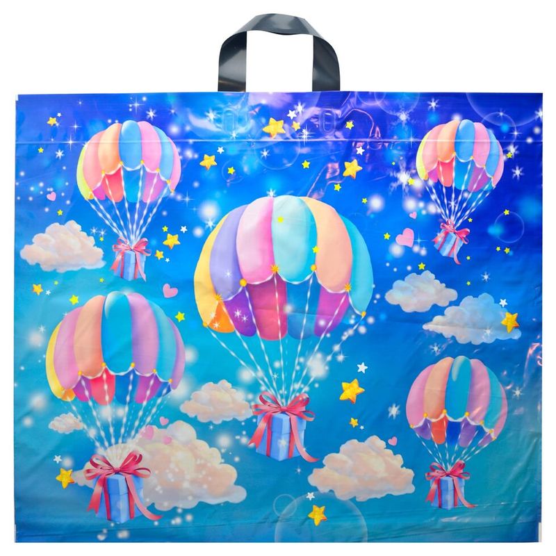 Пакет петлевая ручка Россия 60*50 см 70 мкм ПВД Подарочный десант  1 шт/уп 250 шт/кор