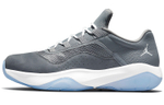 Jordan Air Jordan 11 cmft low "cool grey" wear-resistant low-cut retro basketball shoes men's cool grey