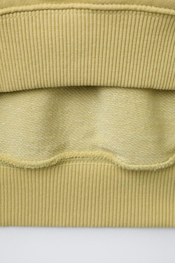 ZARA ТОЛСТОВКА С КАПЮШОНОМ И КАРМАНОМ, ФИСТАШКОВЫЙ