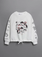 Свитшот для девочки с завязками