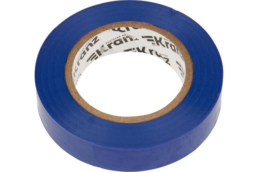 Изолента ПВХ KRANZ 0,13х15 мм, 20 м, синяя KR-09-2605