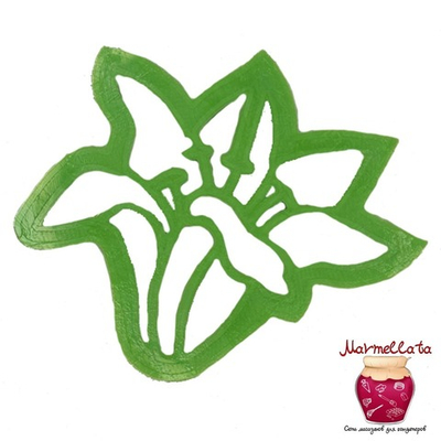 Вырубка пластиковая "Лилия"