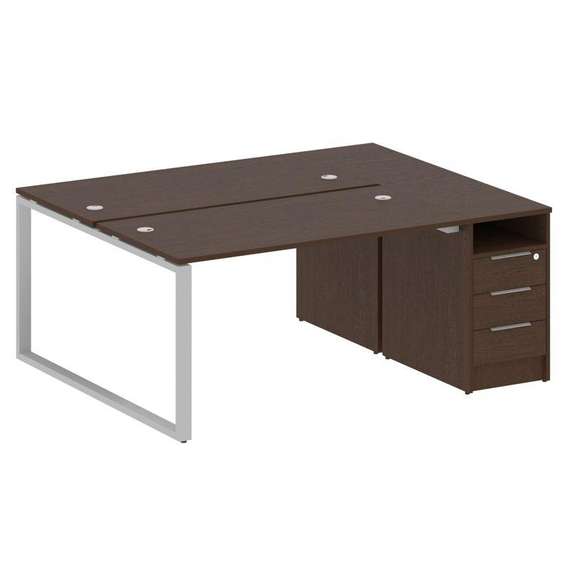 Метал Систем Рабочая станция с тумбой на О-образном м/к БО.РС-СТП-2.3