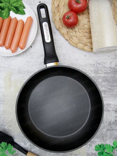 Сковорода 26 см. из литого алюминия Kamille KM 4413 со сверхпрочным антипригарным покрытием ILAG