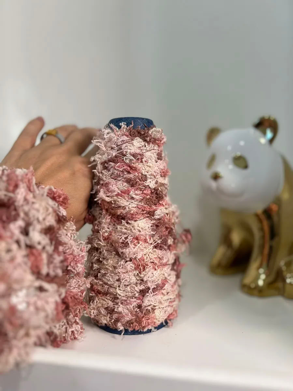Пряжа Единорог UNICORN мультиколор с шишибриками 50 g