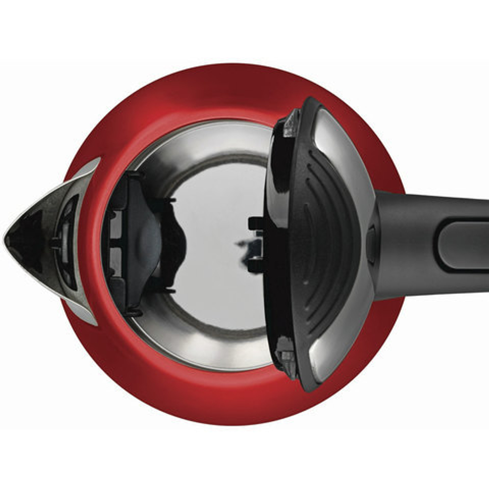 Чайник BOSCH TWK7804, 1,7 л, 2200 Вт, закрытый нагревательный элемент, нержавеющая сталь, красный