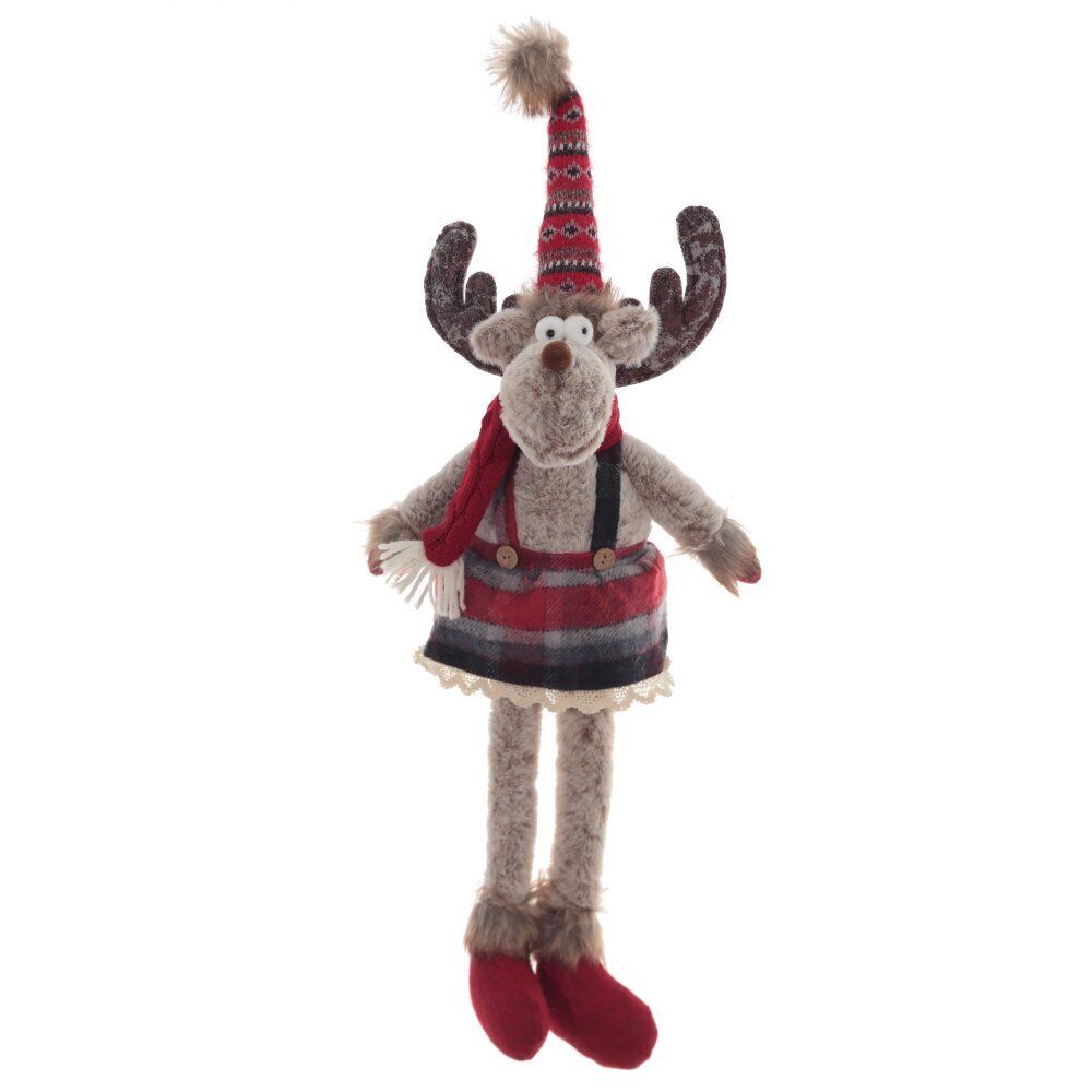 GAEM Игрушка набивная "Олень", L22 W16 H74/24 см, 2в.
