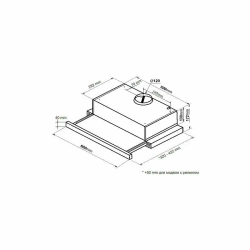 Встраиваемая вытяжка Korting KHP 6617 RB