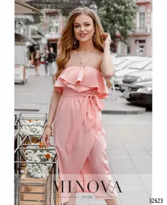 Платье 8608-пудра Minova