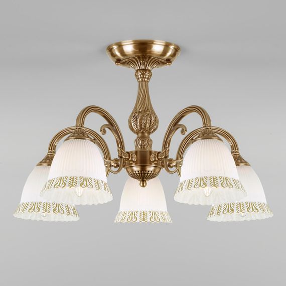 Потолочная люстра Eurosvet Campina 60107/5 античная бронза