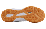 Li Ning Breathable Abrasion Resistant Slip Resistant Low top Table Tennis Shoes Unisex White Gold
