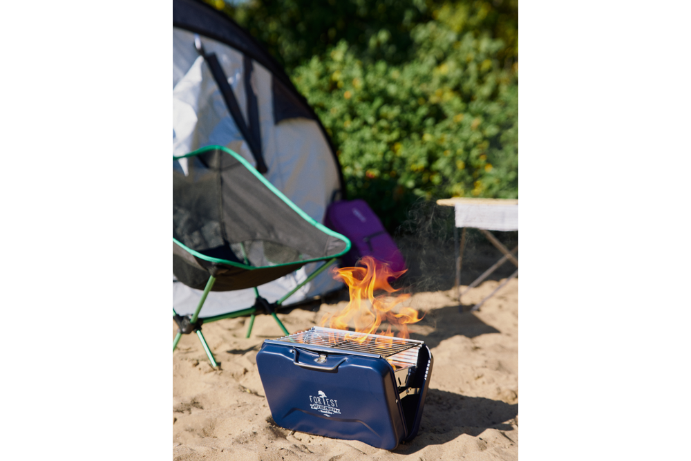 Портативный гриль RoadLike Grill, синий