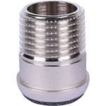 Клапан термостатический прямой STOUT - 1/2" x 3/4"EK (ВР/НГ евроконус, PN10, Tmax 100°C)