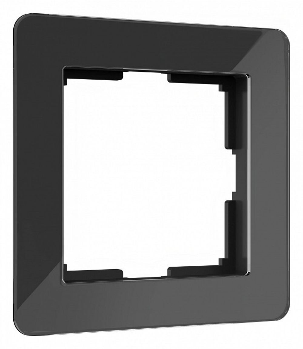 Рамка на 1 пост Werkel Acrylic (черный) W0012708